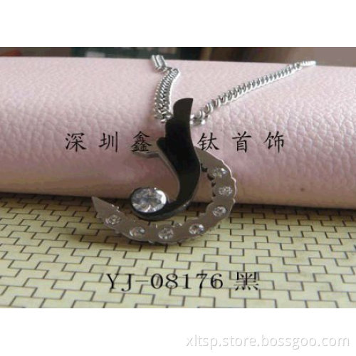 Fashion 316L Stainless Steel/ custom titanium pendant TC32